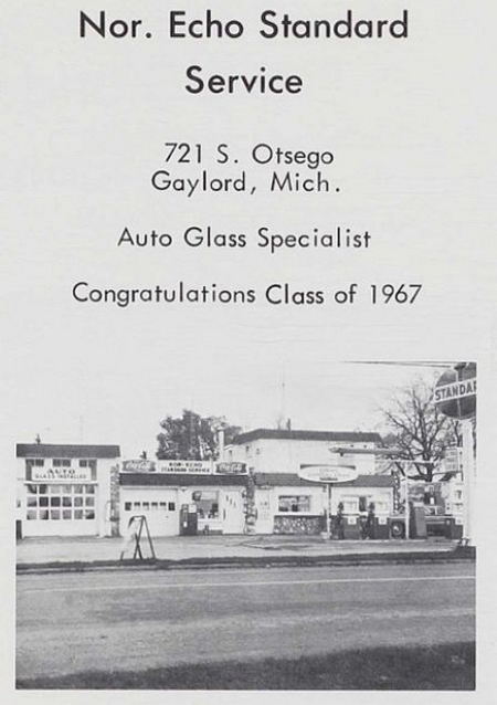 Nor-Echo Motel - High School Yearbook Ad